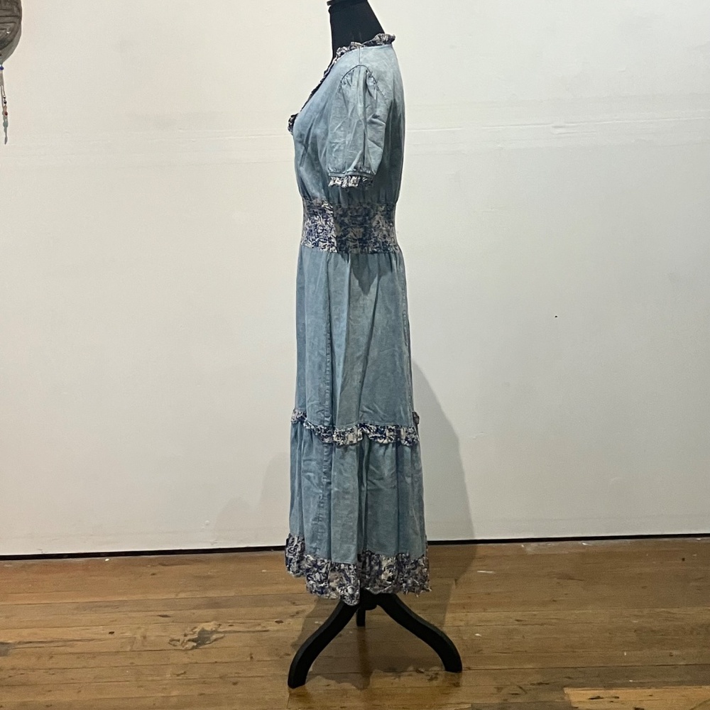 Red + Olive boho dress - Picture 7 of 15